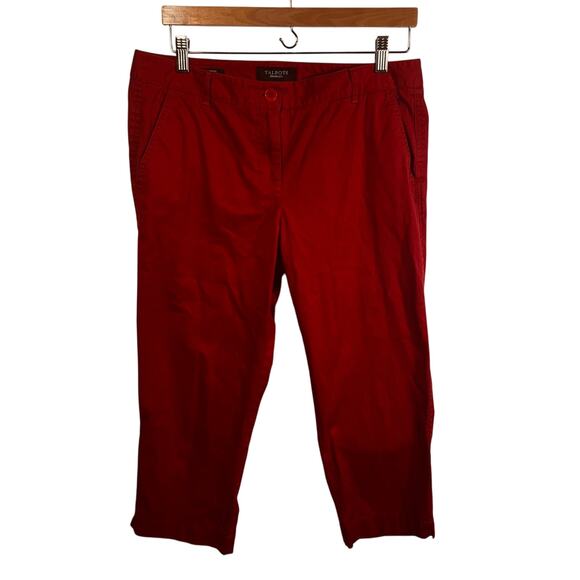 Talbots Pants - Talbots Signature Women Cropped Capri Pants Size 10 Red